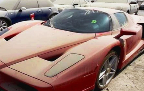 Dubai Airport Abandoned Luxury Cars